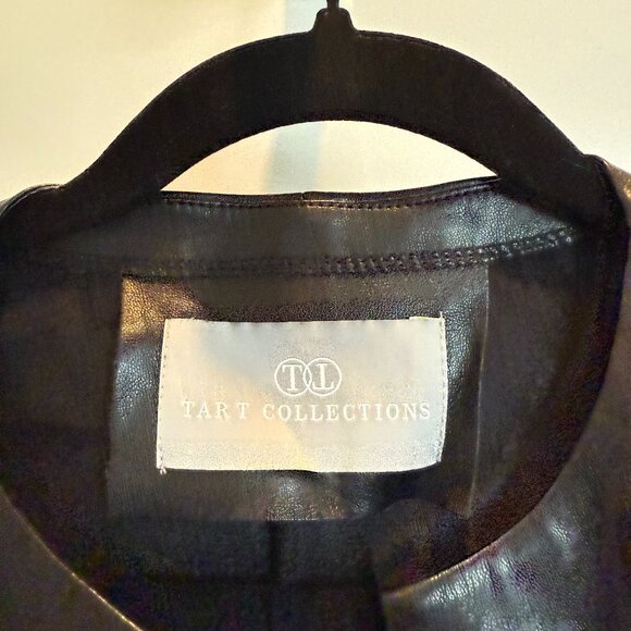 Tart Collections Cropped Leather Jacket - Picture 2 of 2